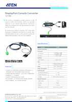 Datasheet for Aten CV190, EAN: 4719264649523