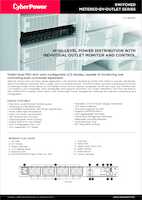 Datasheet for CyberPower PDU81004, EAN: 4712856278439