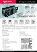 Datasheet for CyberPower OL10KERTHD, EAN: 4711027799025
