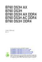 Datenblatt zu Gigabyte B760 DS3H DDR4, EAN: 4719331850746