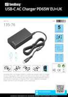 Datasheet for Sandberg 135-76, EAN: 5705730135767