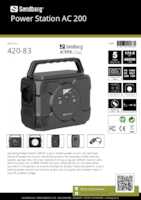 Datasheet for Sandberg 420-83, EAN: 5705730420832