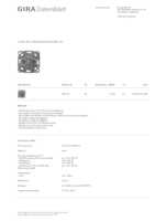 Datasheet for Gira 245700, EAN: 4010337131458