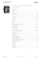 Datasheet for Hager LV8Z00W150, EAN: 3250617654616