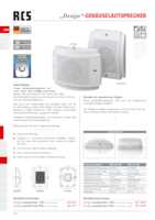Datenblatt zu RCS Audio-Systems BC-010, EAN: 4250458214900