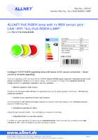 Datasheet for Allnet ALL-PoE-RGBW-LAMP, EAN: 4038816099426