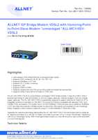 Datasheet for Allnet ALL-MC116SV-VDSL2, EAN: 4038816195586
