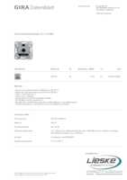 Datenblatt zu Gira 247000, EAN: 4010337104421