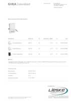 Datasheet for Gira 106703, EAN: 4010337107088