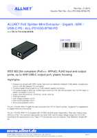 Datasheet for Allnet ALL-PS103G-BT60-PD, EAN: 4038816212078