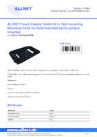 Datasheet for Allnet ALLWCOVMount18v1, EAN: 4038816127433