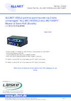 Datasheet for Allnet ALL-MC116VDSL2ALL-MC116SPV, EAN: 4038816215444