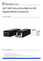 Datasheet for LevelOne GVT-1001, EAN: 4015867229293