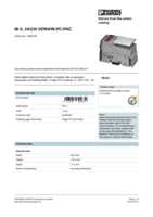 Datasheet for Phoenix Contact 2862181, EAN: 4017918894672