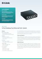 Datenblatt zu D-Link DES-1005P/E, EAN: 0790069370908