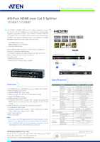 Datasheet for Aten VS1804T-AT-G, EAN: 4710423775640