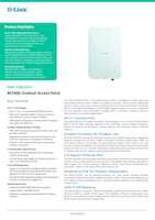 Datasheet for D-Link DAP-E3620OU, EAN: 0790069482298