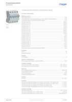 Datenblatt zu Hager MCN450, EAN: 3250614311659