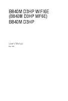 Datasheet for Gigabyte B840M D3HP, EAN: 4719331879761