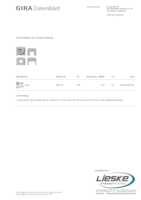 Datenblatt zu Gira 000730, EAN: 4010337007302