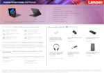 Datasheet for Lenovo 21WT003AGE, EAN: 0199275781513