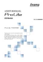Datasheet for Iiyama T1521MSC-B1, EAN: 4948570114412