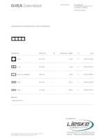 Datasheet for Gira 0214409, EAN: 4010337120216