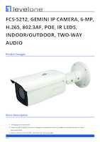 Datasheet for LevelOne FCS-5212, EAN: 4015867229569
