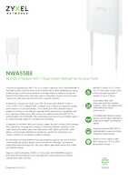 Datasheet for Zyxel NWA55BE-EU0102F, EAN: 4718937650385