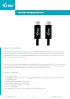 Datasheet for I-tec C31CHRGCBL180CM, EAN: 8595611708077