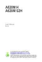 Datenblatt zu Gigabyte A620M H, EAN: 4719331855512