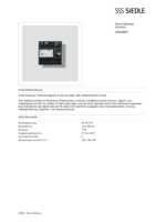 Datenblatt zu Siedle 200048807-00, EAN: 4015739488070