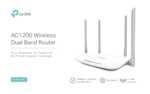 Datasheet for TP-Link Archer C50(EU), EAN: 1210002615877