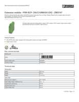 Datasheet for Phoenix Contact 2963747, EAN: 4017918482145