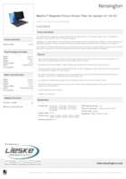 Datasheet for Kensington K55256WW, EAN: 0085896552567