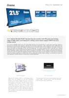 Datasheet for Iiyama T2255MSC-B1, EAN: 4948570121625