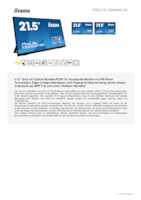 Datenblatt zu Iiyama T2255MSC-B1, EAN: 4948570121625