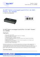 Datasheet for Allnet ALL-SG8008, EAN: 4038816127815