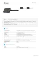 Datasheet for Iiyama WP D002C, EAN: 4948570032891
