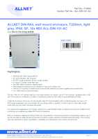 Datasheet for Allnet ALL-DIN-101-AC, EAN: 4038816129109