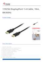 Datasheet for Equip 119256, EAN: 4015867233832