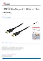 Datenblatt zu Equip 119256, EAN: 4015867233832