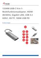 Datenblatt zu Equip 133490, EAN: 4015867233818