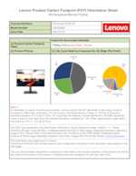Datasheet for Lenovo 63B3GAT6EU, EAN: 0196380976834
