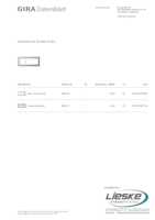 Datenblatt zu Gira 850365, EAN: 4010337032090