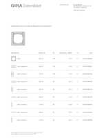 Datasheet for Gira 109137, EAN: 4010337082590