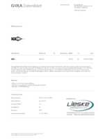 Datenblatt zu Gira 506900, EAN: 4010337107897