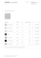 Datasheet for Gira 5107015, EAN: 4010337091080