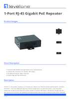 Datasheet for LevelOne POR-0111, EAN: 4015867234327