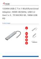Datasheet for Equip 133494, EAN: 4015867234242